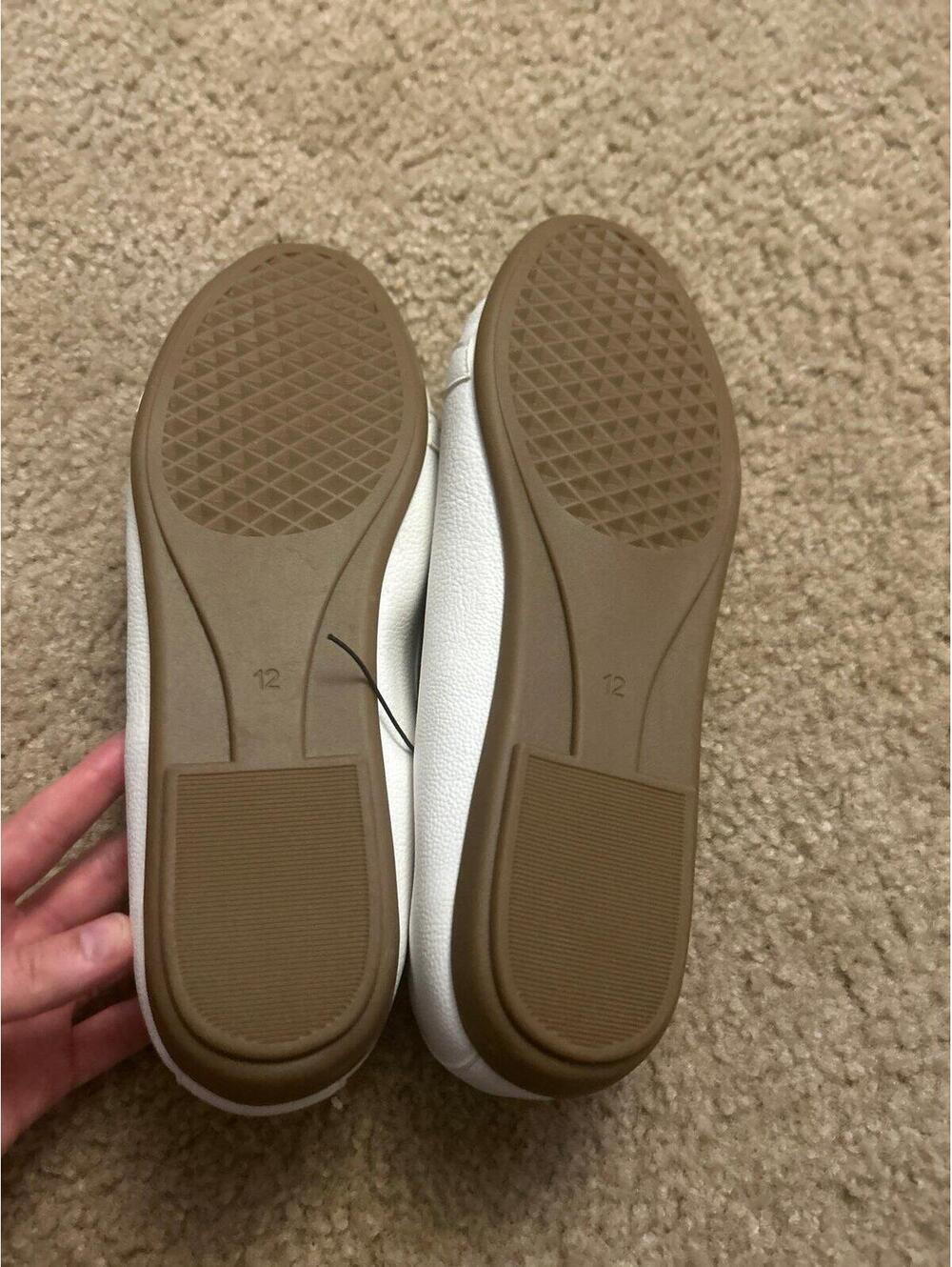 C203 aerosoles shoes flats white woman size 12 - Picture 3 of 3